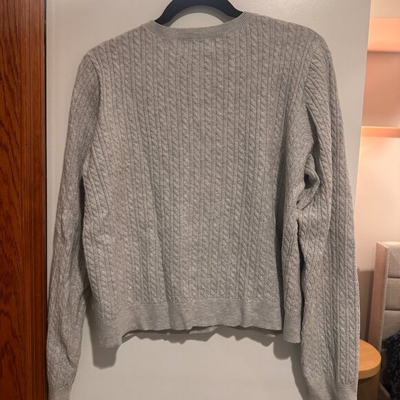 SoSoft Cropped Cardigan Sweater - Grey - Picture 5 of 6